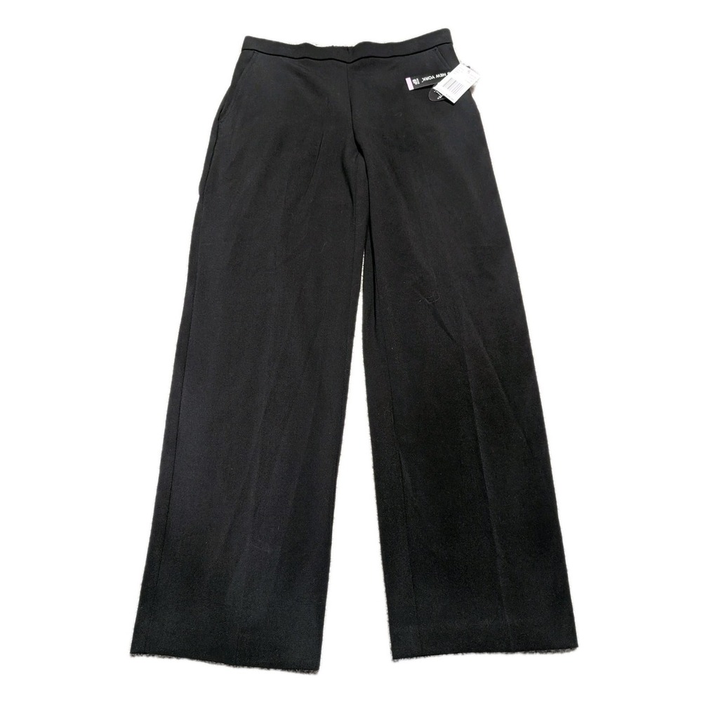 Briggs New York Womens‎ Pants Size 6P Black  High Rise Straight Leg NWT